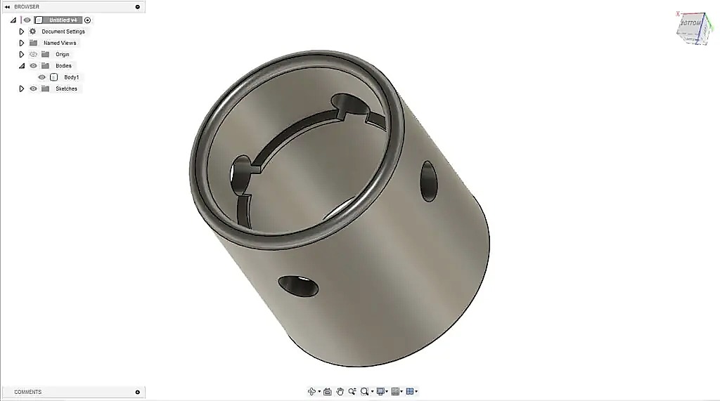 ENDO CAP I CAD model